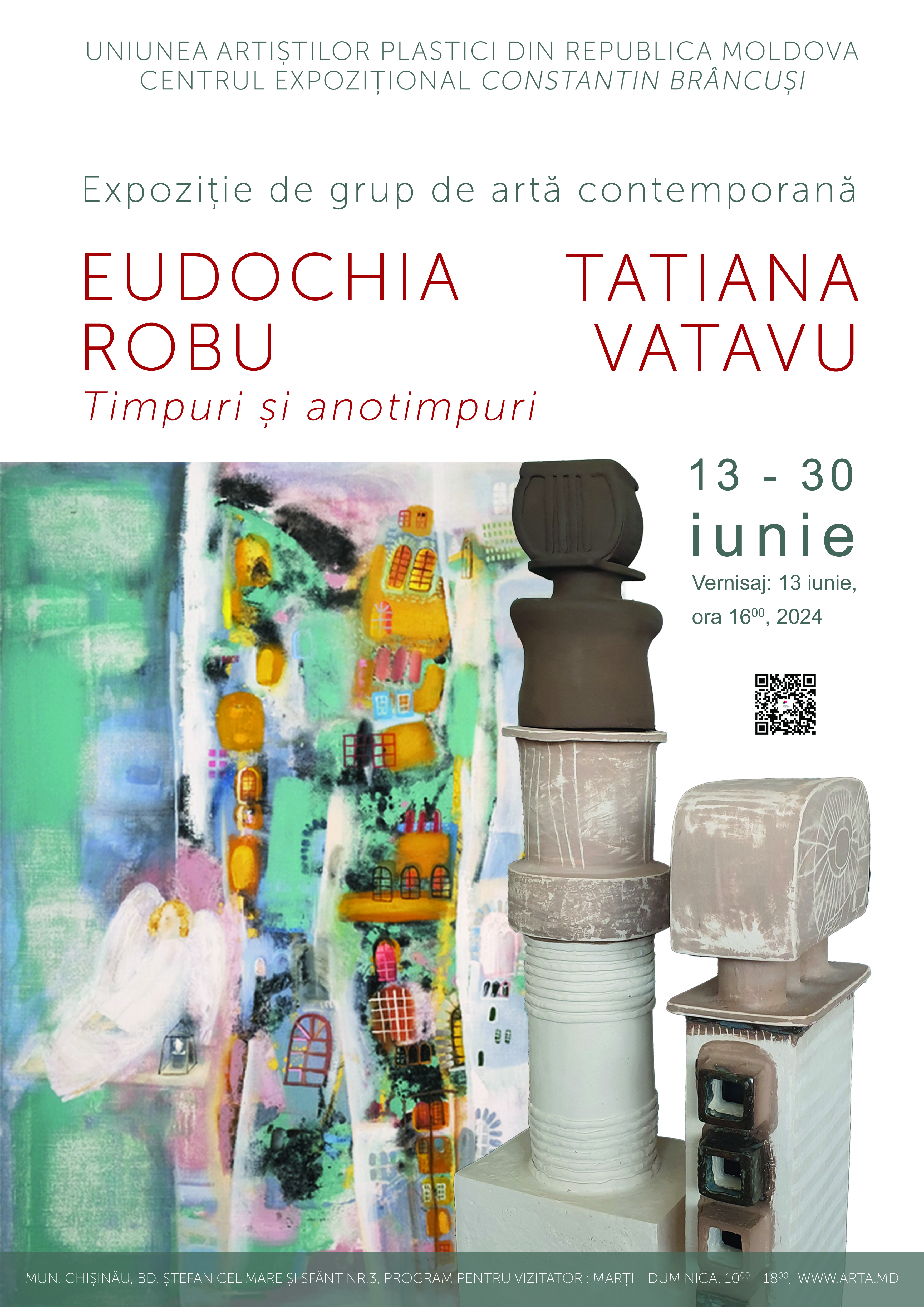 Eudochia Robu, Tatiana Vatavu- expoziție de grup de artă contemporană